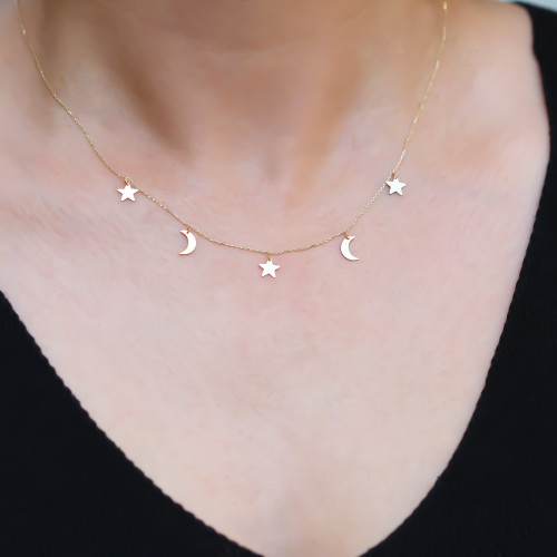 Glorria Altın Şans Kolye