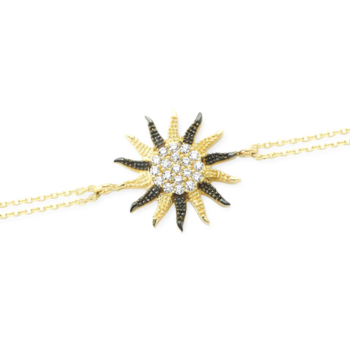 Glorria Altın Güneş Bileklik