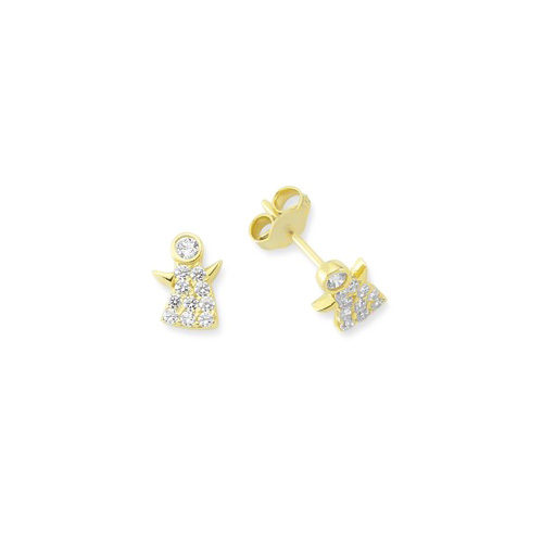 Glorria Altın Melek Küpe