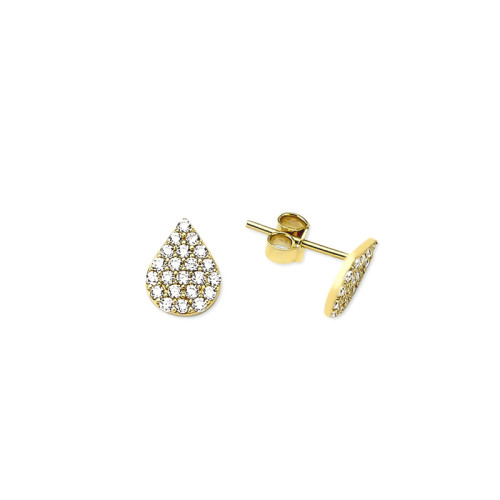 Glorria Altın Damla Küpe