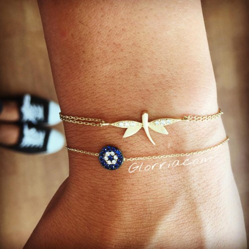 Glorria Altın Nazar Boncuğu Bileklik Glorria Altın Nazar Boncuğu Bileklik